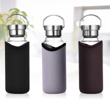 Glass Water Bottle with High Insulation Cover